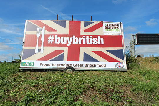 One of the new banners set to spring up on Britain's major motorways over the coming weeks.