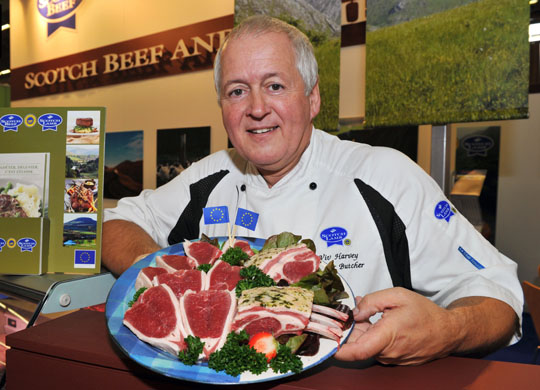 Butcher Viv Harvey will also be with QMS at Anuga where Scotch Beef and Scotch Lamb will be showcased.