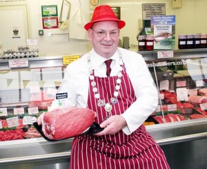 New president of the Confederation of Yorkshire Butchers Councils, Roy Dykes.
