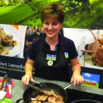 Elwen Roberts of HCC who will be cooking Welsh Lamb and Welsh Beef for the world’s media during the NATO summit.