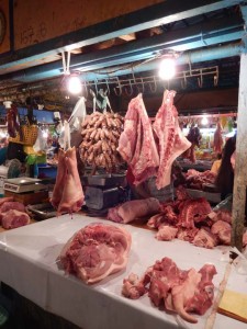 A Phillipine local market where more British pigmeat could be heading.
