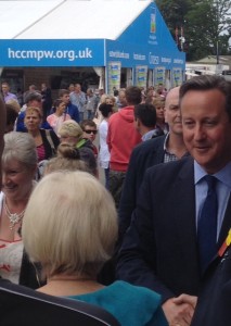 David Cameron at the Royal Welsh Show 2015.