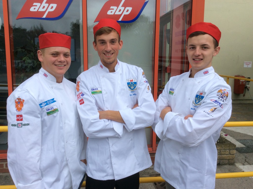 Representing the UK at th International Young Butcher Competition later this month will be (L-R): George Parker, Chris Riley and Peter Rushworth.