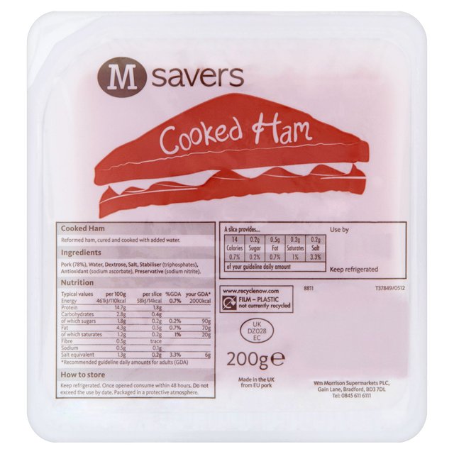 Listeria monocytogenes have been detected in Morrisons Saver Cooked Ham. 