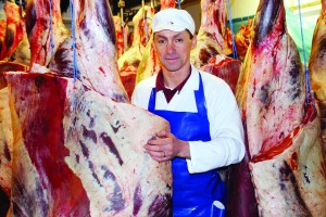 Simon Barker, who now owns the Stanforths Butchers outright.