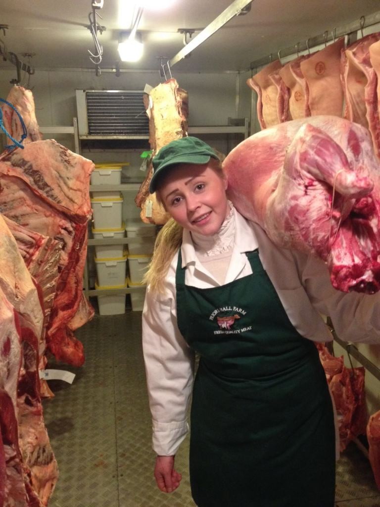 Elsie Yardley from Priors Hall Farm will be one of eight butchers competing for the title of Premier Young Butcher 2016.