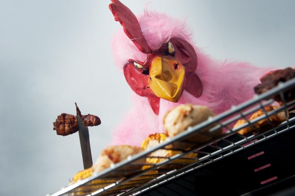 FSS's 'Nothing spoils summer like Pink Chicken’ campaign will see a pink chicken go around Scotland encouraging people to check that their chicken is properly cooked. 
