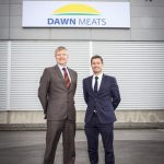 Peter Maddox, WRAP and Marcus Sherreard, Dawn Meats pictured at Dawn Meats.