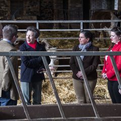 Princess Royal Visits Roxburghshire Monitor Farm