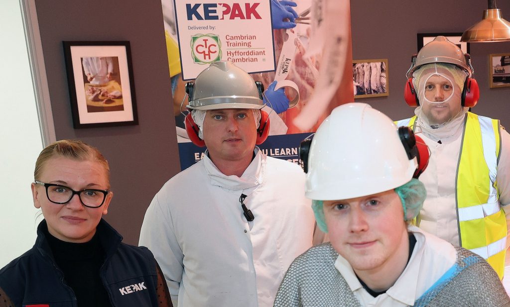 Members of the team of apprentices working at Kepak Group's sites.
