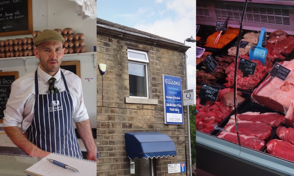 Ellisons Butchers is the first finalist in this year's Britain's Best Butcher's Shop award.